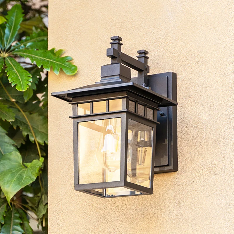 Modern Villa Corridor Garden Outdoor Waterproof Wall Lamps LED Exterior Wall Walkway Simple Balcony Gate Terrace European Sconce