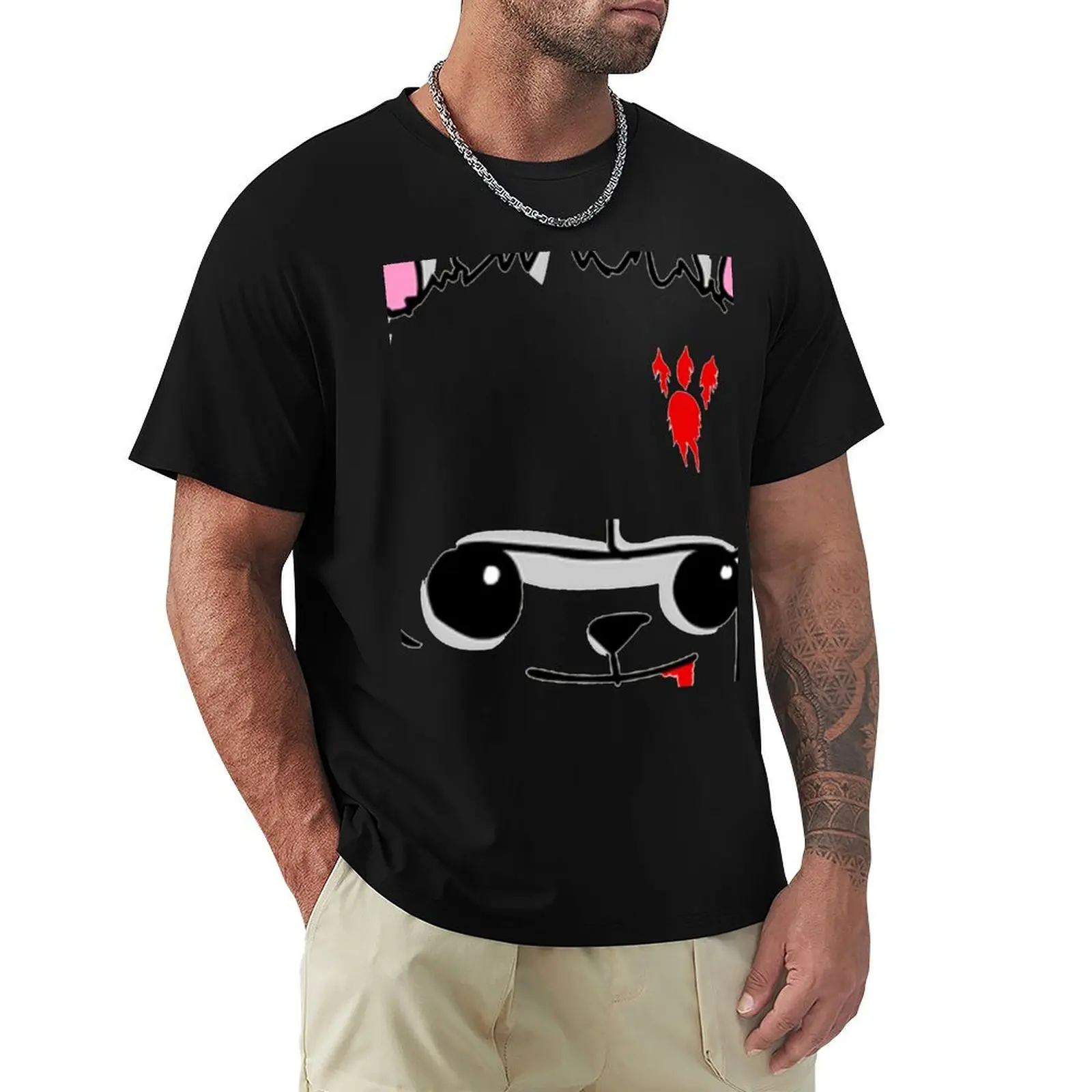 

Castle Crashers Bear Face T-Shirt summer tops oversized graphic tee cheap stuff Personalized t-shirt fitted t shirts for men