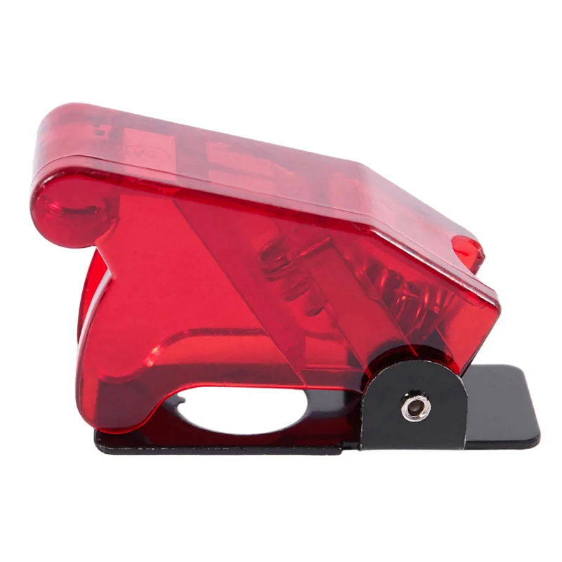 ABGB-Plastic 12Mm Toggle Switch Safety Cover Protector Cap Guard 25Pcs Red
