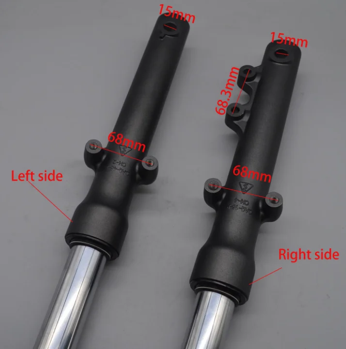 Amortiguador de suspensión neumática delantero izquierdo y derecho para Keeway Superlight 125 150 200 Vento Rebellian 150 QJ150-2G vintage