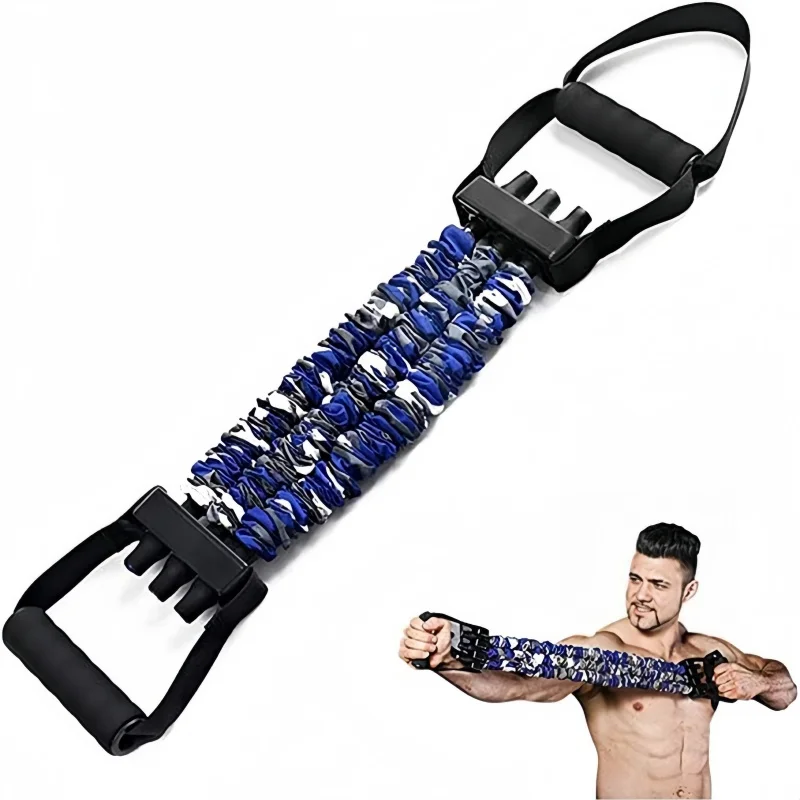 Chest Expander Resistance Band Elastic Pull Rope Strength Trainer Home Gym Fitness Equipment Adjustable Dumbbell Chest Developer view 6