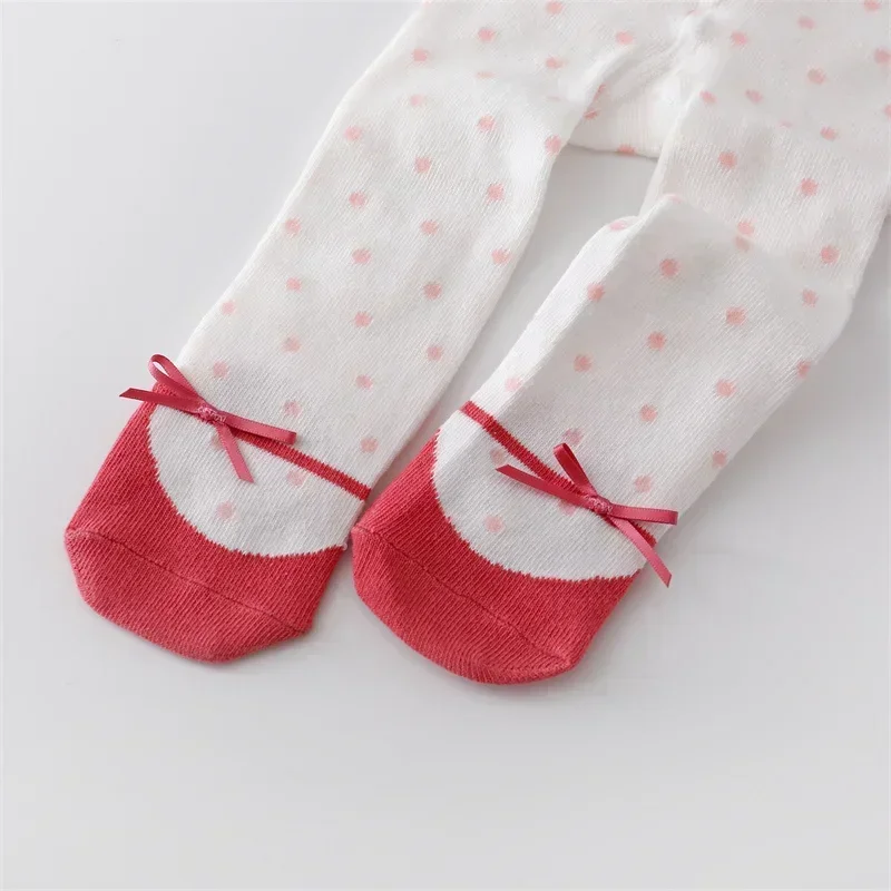 Infant Baby Girl Tights Knitted Stockings for Girls Cotton Newborn Tights For Girls Casual Print Infant Toddler Pantyhose