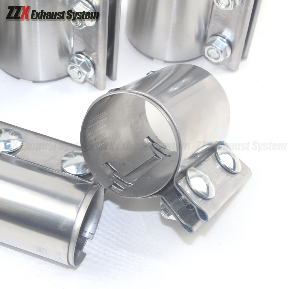 اكسسوارات السيارات خمار ماسورة العادم اتصال المشبك 304 الفولاذ المقاوم للصدأ اتسعت المشابك الأنابيب اتصال المشابك لأودي Gti R32