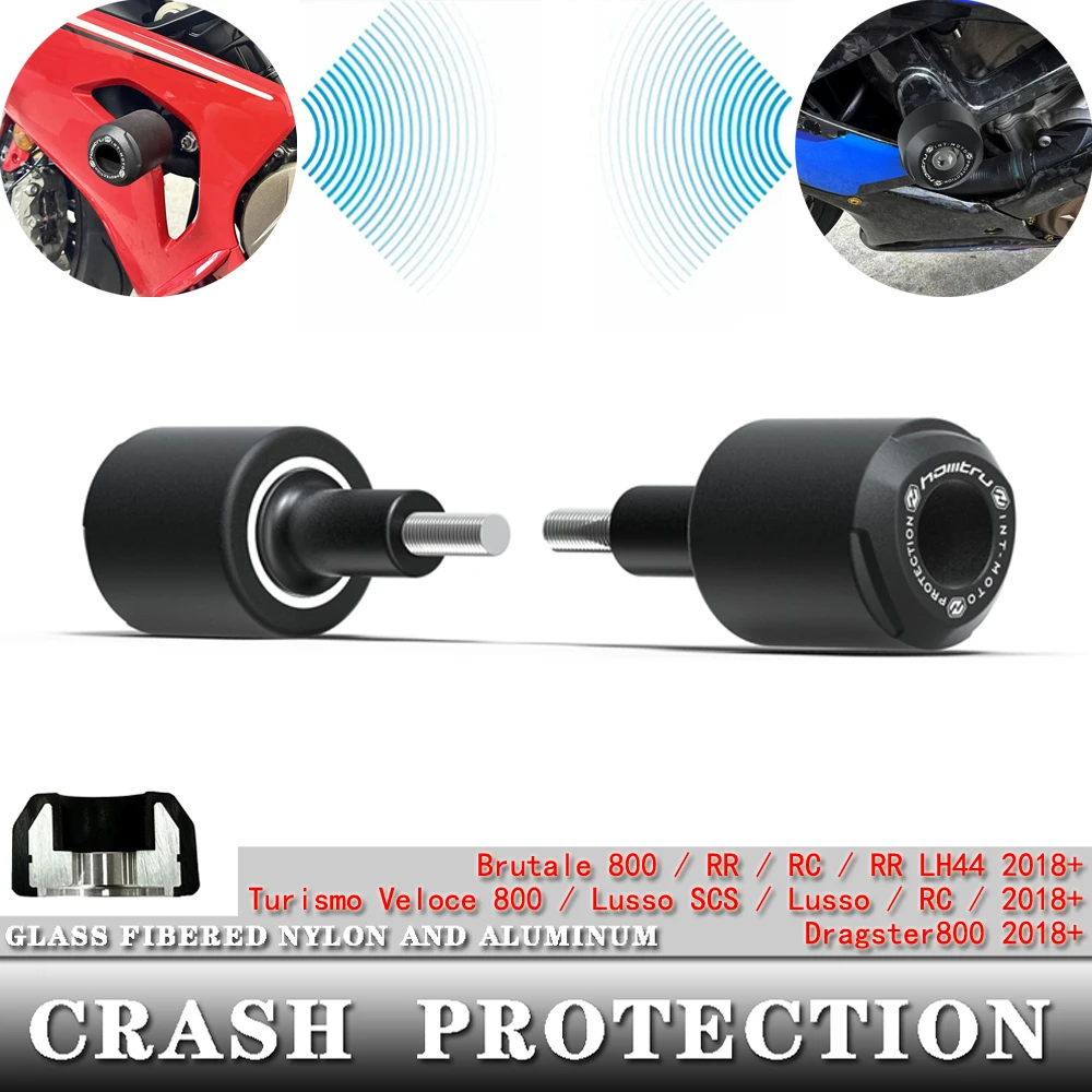 

For MV Agusta Brutale 800 / RR / RC / RR LH44 2018+ Turismo Veloce 800 / Lusso SCS / Lusso / RC / 2018+ Crash Protection Bobbins