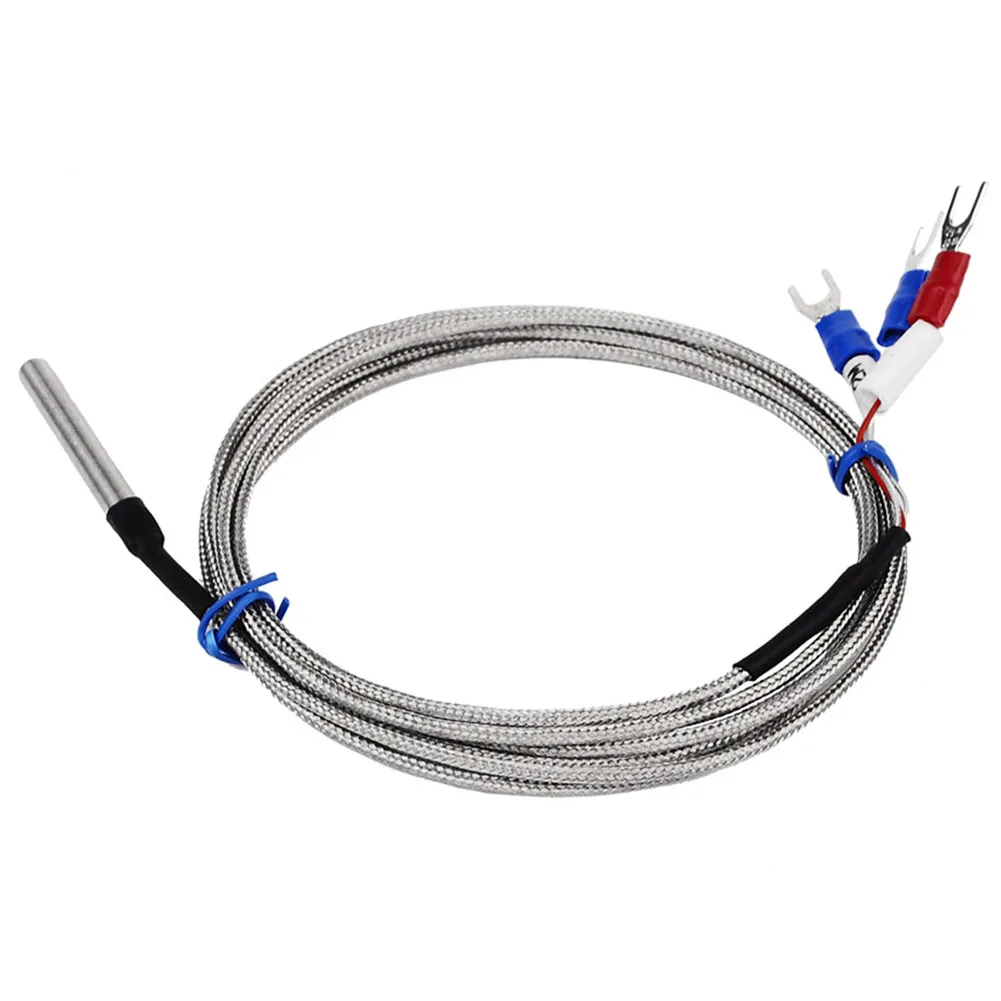 Stainless Steel For RTD PT100 Temperature Sensor with 300cm Cable for Consistent Temperature Measurement in Industrial Settings