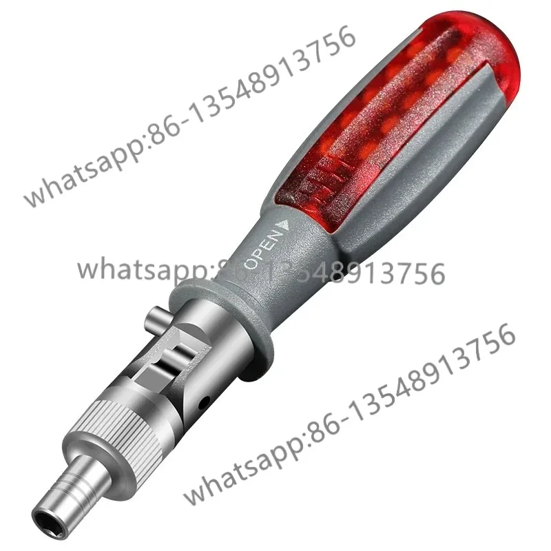 Multi-angle ratchet screwdriver set, strong magnetic screwdriver, super hard special-shaped screwdriver, maintenance batch head