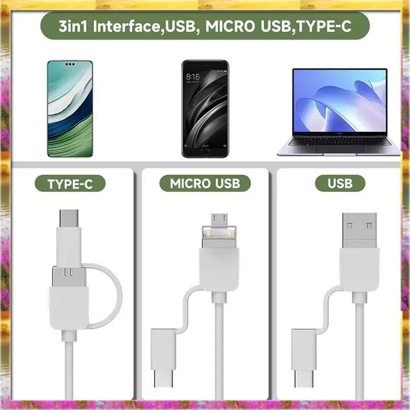 【AB07 Price 】Visual  Mirror  Mirror Inspection Borescope 3IN1 USB Snake Camera 8 LED Lights For Android Phones PC