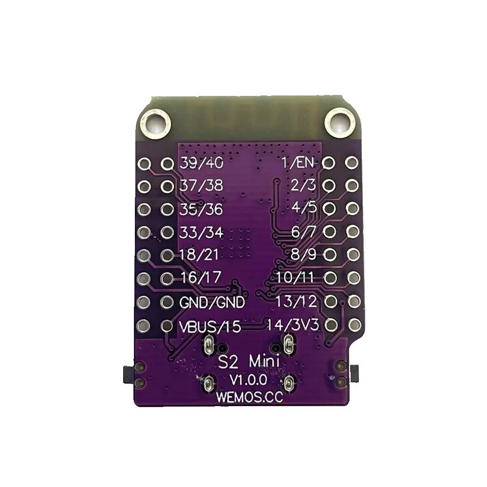 ESP32 S2 Mini V1.0.0 - WIFI IOT Board based ESP32-S2FN4R2 ESP32-S2 4MB FLASH 2MB PSRAM MicroPython Arduino Compatible