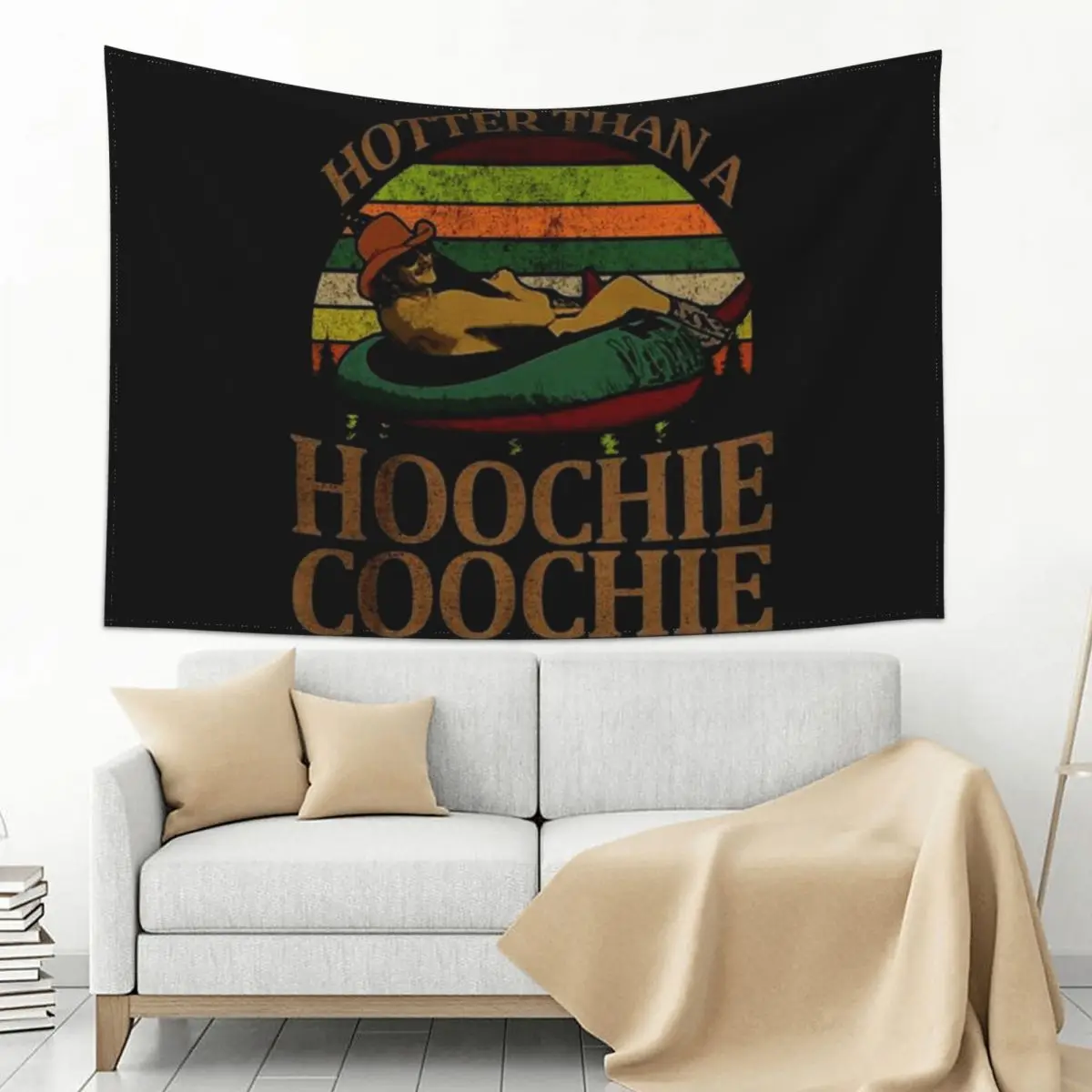 

Hotter than a hoochie coochie Tapestry Home Decorating Things To The Room Aesthetic Room Decors Tapestry
