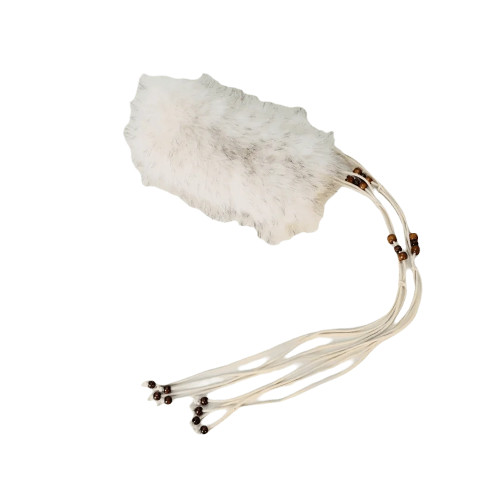 

Девушка Талия Y2K Меховой Воротник Шарф Деревянные Бусины Сладкий Стиль Пушистый Пояс Панк Корейский Стиль Талия Веревка Джинсы Декор