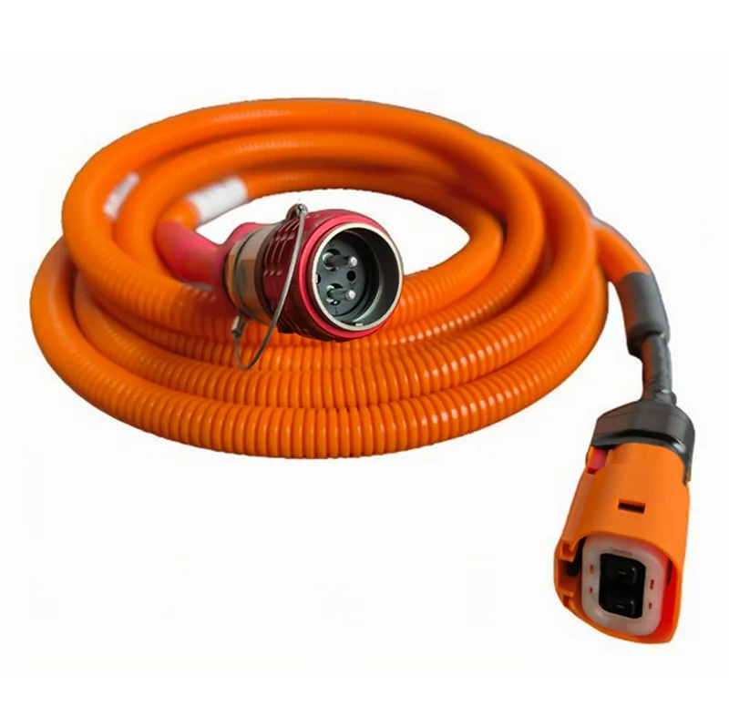 Customized High Temperature Resistant EV Air Conditioning Wiring Harness High Voltage Cable Assembly for New Energy Vehicles