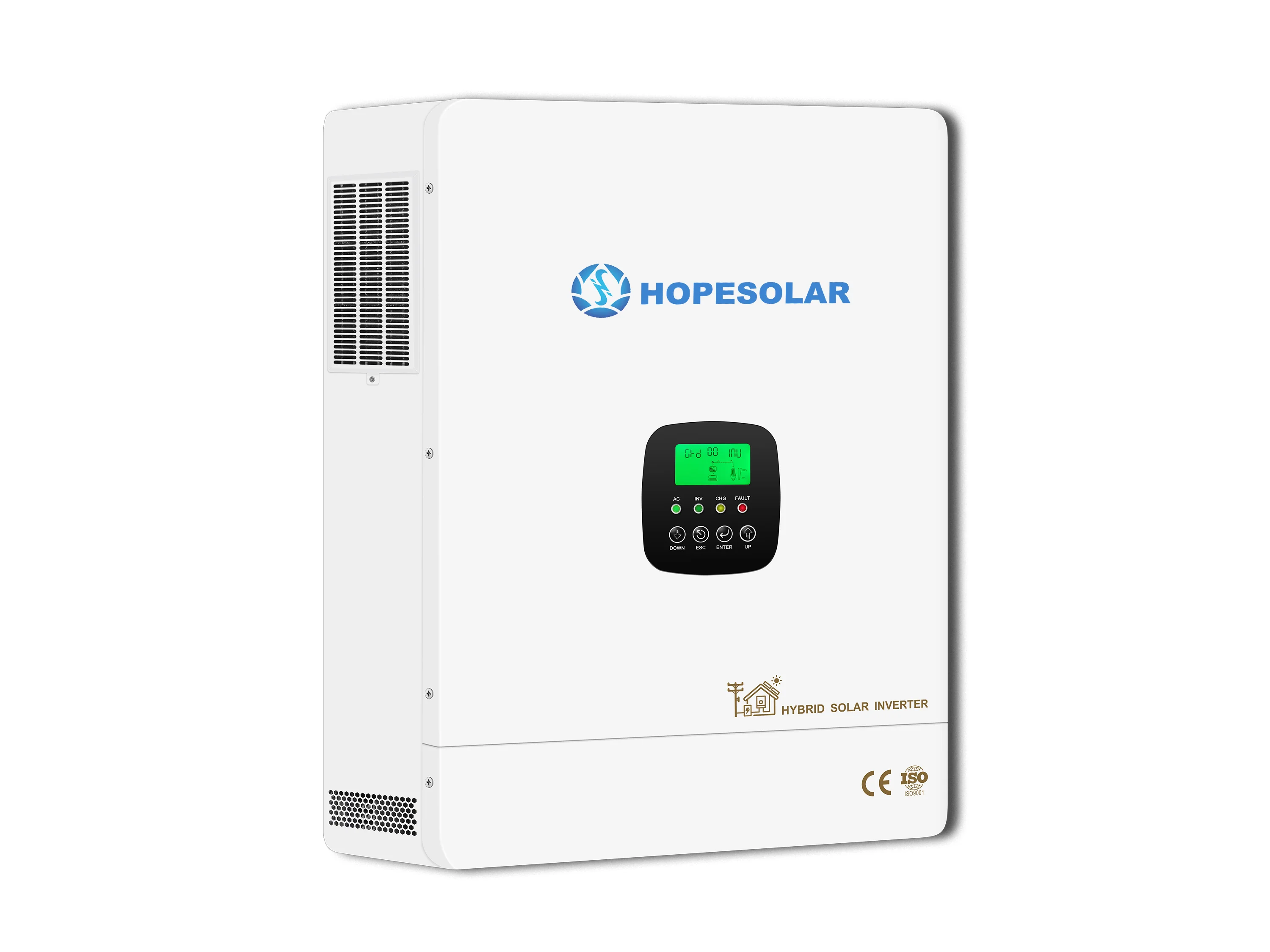 6.3kW Home Solar Hybrid Inverter: Grid-Tied/Off-Grid W/ Pure Sine Wave | Expandable Via Parallel | 120-500VDC MPPT Input