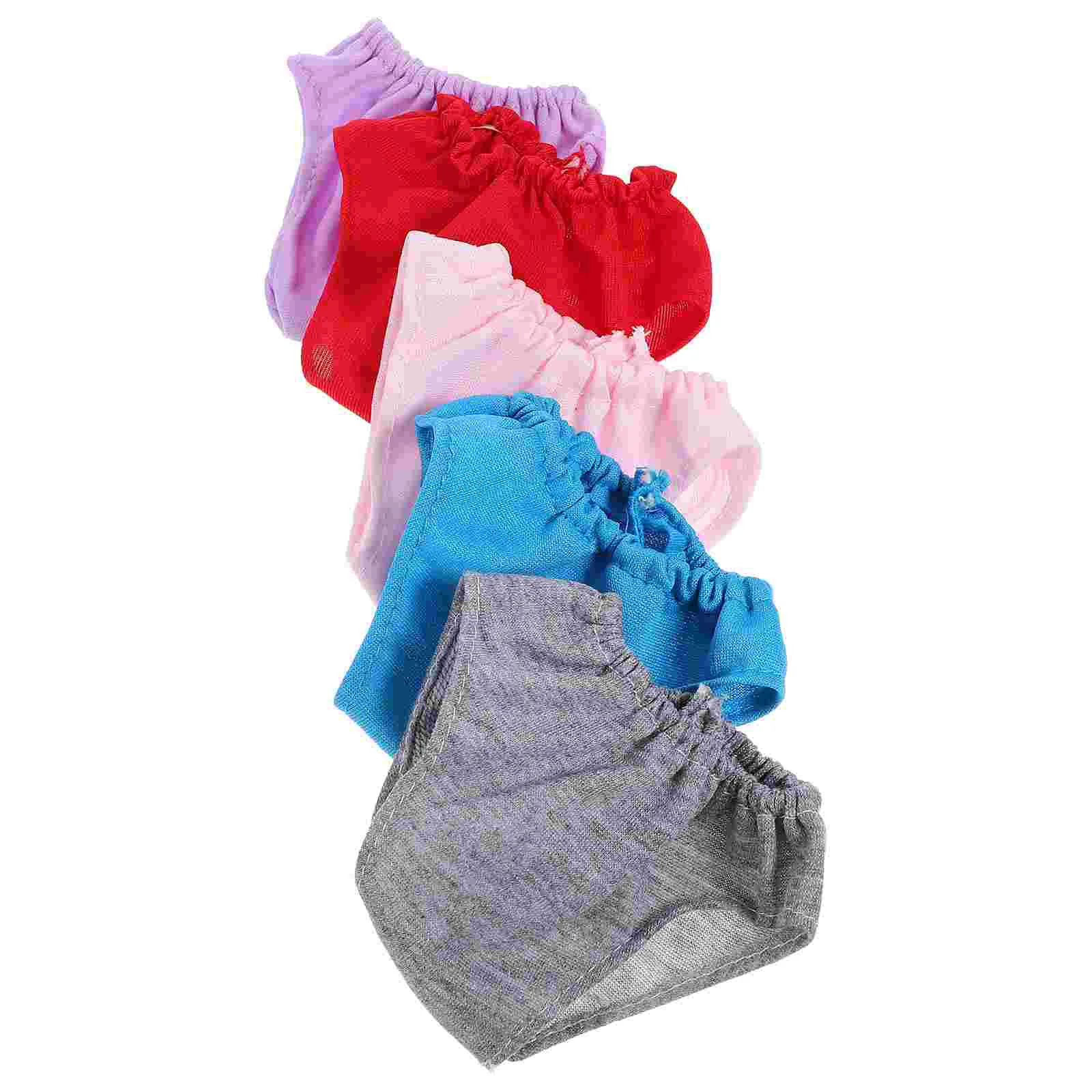 5 Pcs Lingerie 18 Inch Panties Costume Decor Toy Underpants Accessories Underwear Clothes