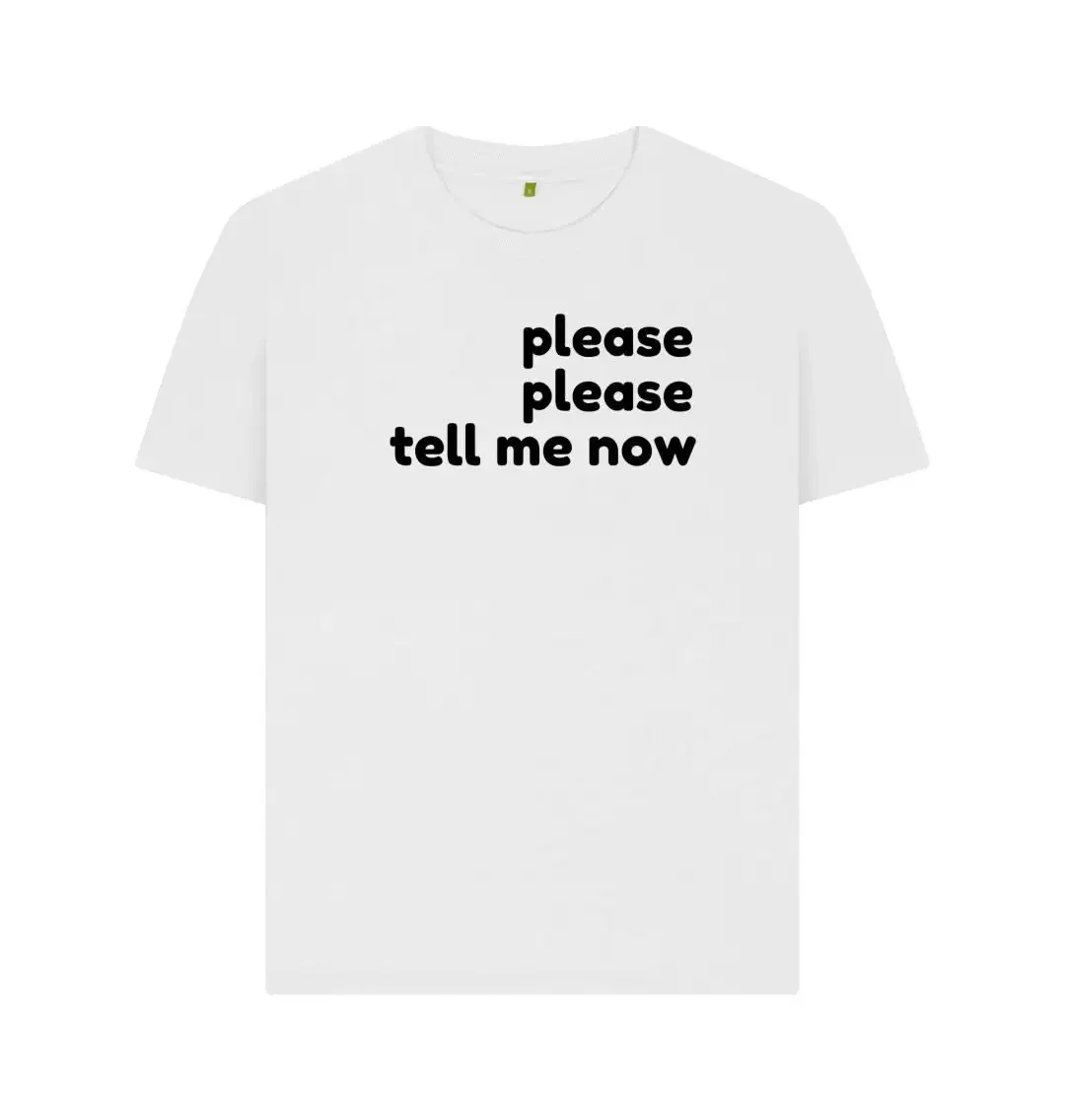 Weißes T-Shirt, bitte.