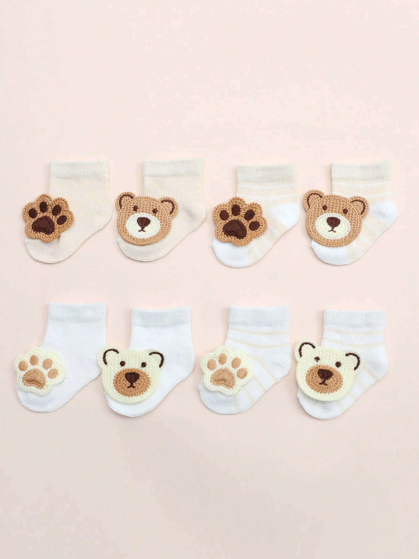 4 pares de calcetines finos y  - Unisex Baby Socks Non Slip reseña y precio