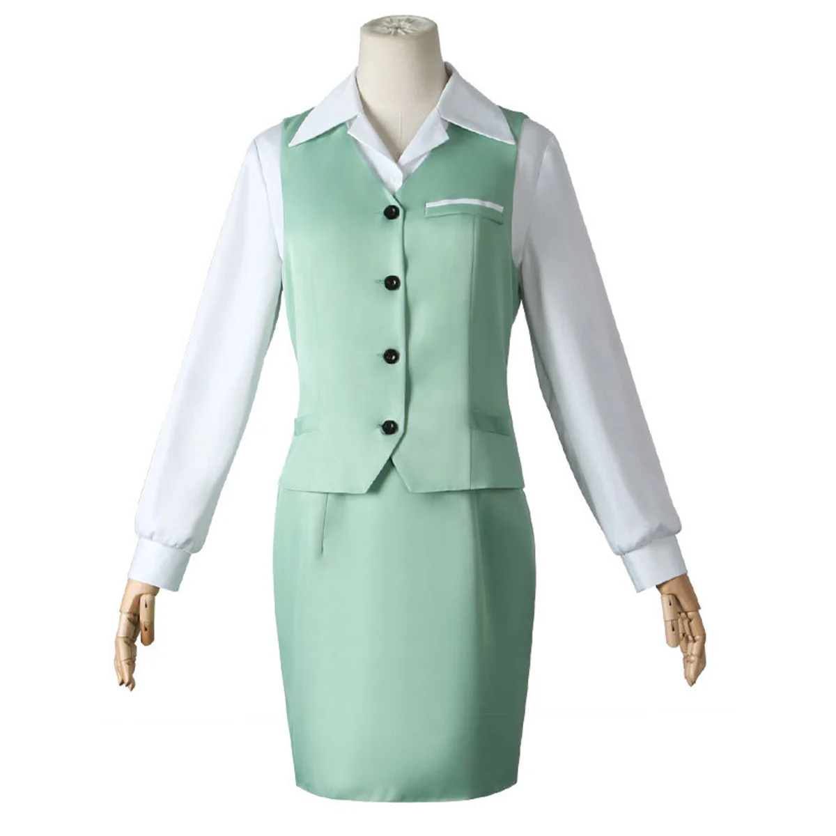

Anime Yor Forger Cosplay Costume Party Outfits Full Set Female Working Uniform