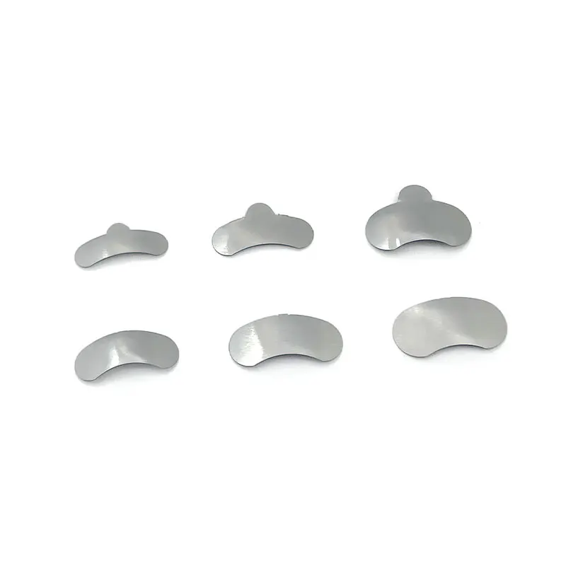 100Pcs/Box Dental Sectional Contoured Metal Matrices Matrix Ring With 40Pcs Silicone Delta Wedges Dentist Tools