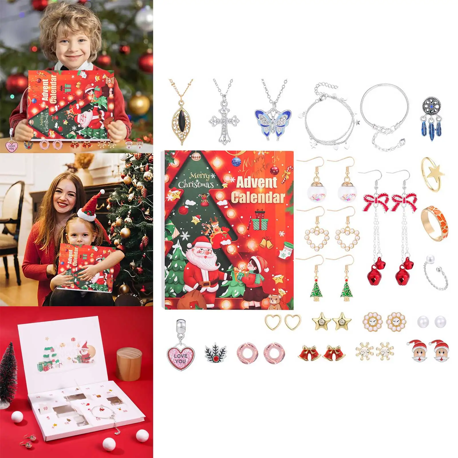 Small Heaters for Indoor Use with Timer Countdown Christmas Advent Calendar For Kids Battery Operated Lights with Timer Crafts