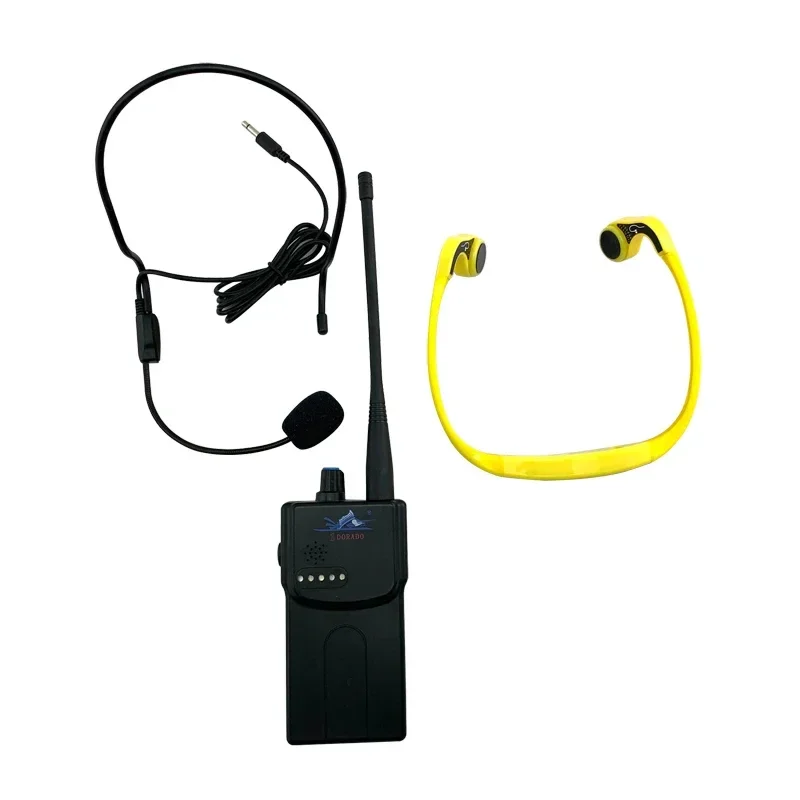 Open Water Training Real Time Communication  Wireless Bone Conduction Waterproof Headphone Aqua Talk