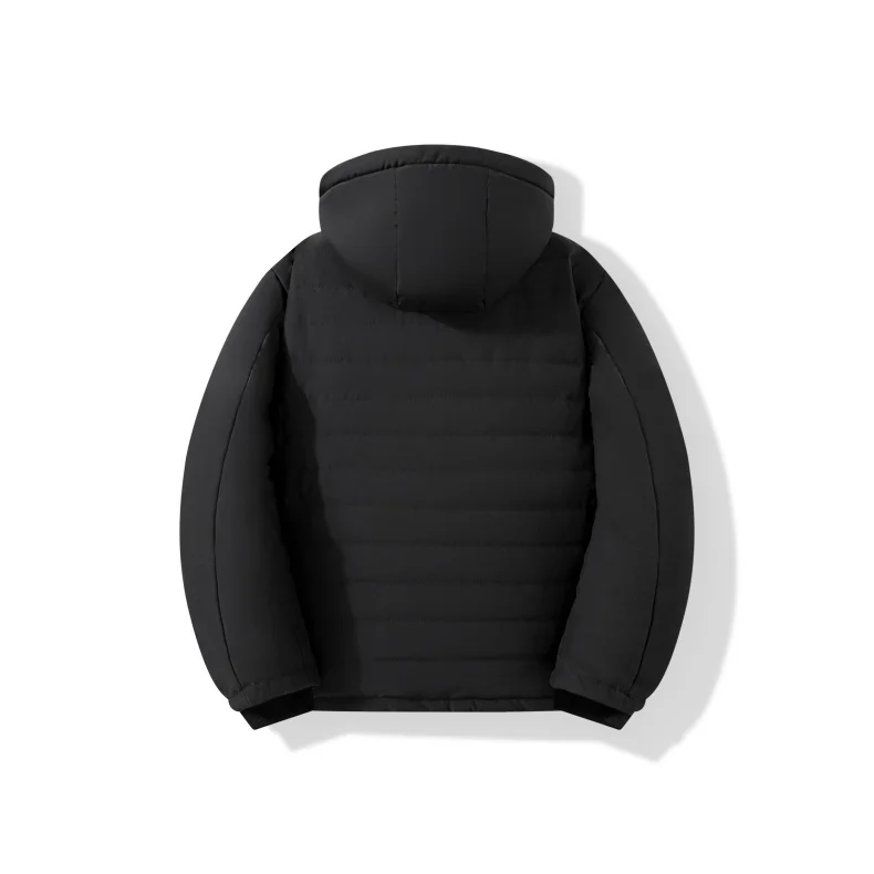 Winter New Style Men Parkas Coats Solid Color Casual All-match Male Clothing Hooded Plus Size M-8XL Outerwear Fashion Thicken