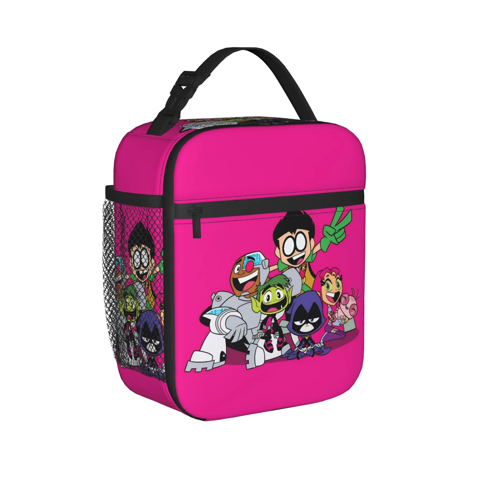 bolsa-termica-isolada-para-adolescentes-bolsa-termica-reutilizavel-recipiente-para-refeicoes-titans-go-alta-capacidade-lancheira-bolsa-para-alimentos