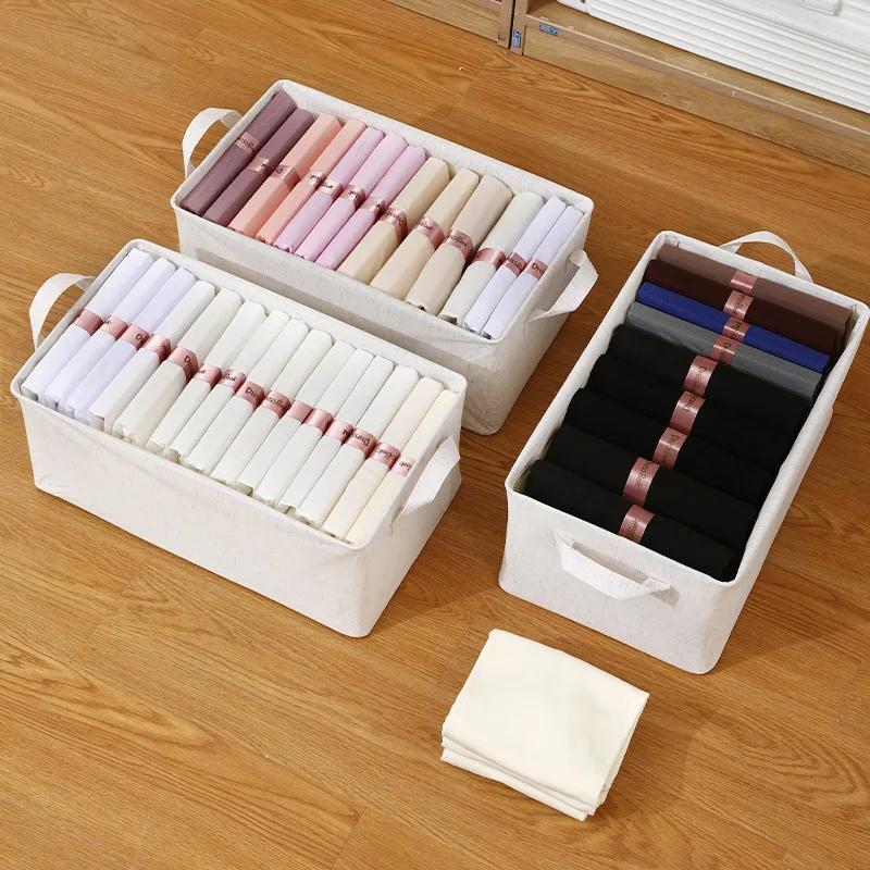 

Underwear storage box modern design thick steel frame washable storage box no drilling required portable installation