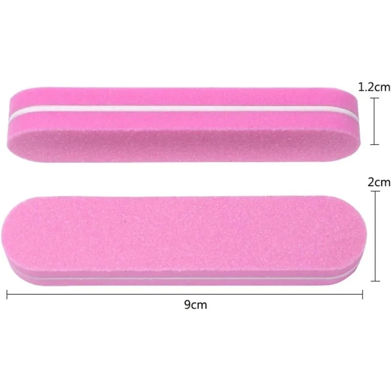 100Pcs Mini Nail Buffing Blocks, Manicure & Pedicure Sanding Buffer, Nail Art Polishing Tools