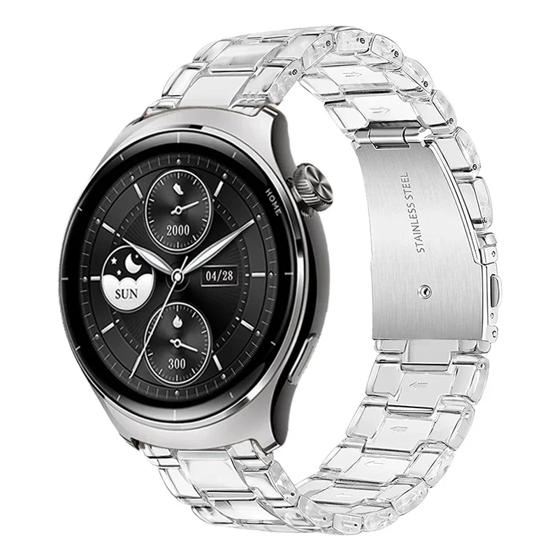 Strap For Mibro Lite 3 Pro Clear Resin Bracelet For MIBRO A3 A2 A1 X1 Lite 2 Watchband For Mibro C4 C3 Wristband Correas reloj