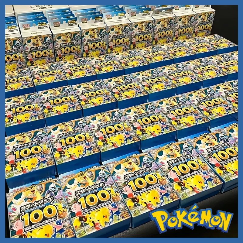 pokemon-center-japanese-ptcg-mega-start-deck-100-pre-new-genuine-assembly-card-set-100-sword-shield-card-battle-game-gifts-toys