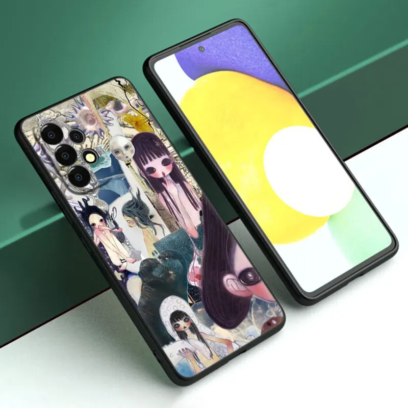 Aya Takano Funky art Case For Samsung Galaxy A04E A03S A02S A21S A01 Core A10S A11 A20S A20E A31 A40 A41 A9 A7 A6 A8 Plus 2018