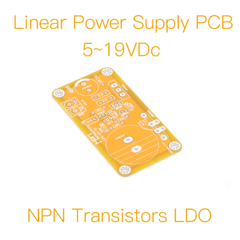 MOFI-LPS-02- Linear Power Supply (SingleRail) 5-19VDC 4A PCB (TeraDak Circuit)