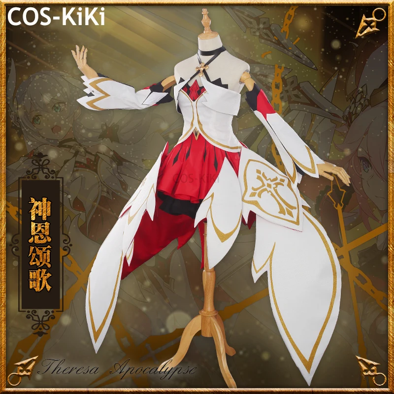 

COS-KiKi Honkai Impact 3rd Theresa Apocalypse Game Suit Gorgeous Dress Cosplay Costume Halloween Party Role Play Outfit Women