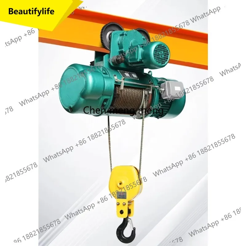 A55 A New Type of Steel Sling Hoist Wire Rope Electric Hoist Heavy Gantry Sliding Rail  Lifting Crane