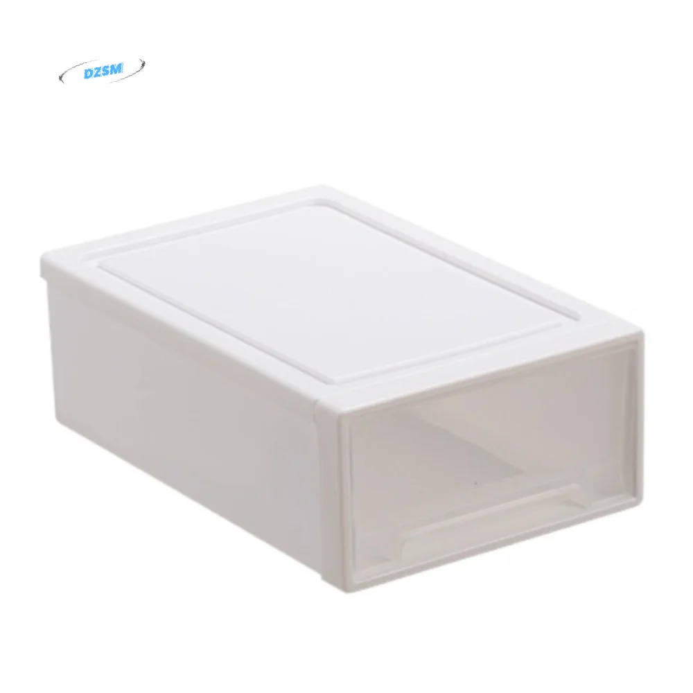 

Fashion Clear Desktop Storage Box Plastic Cosmetics Office Storage Cabinet Necklaces with Drawer Makeup Jewelry Case School