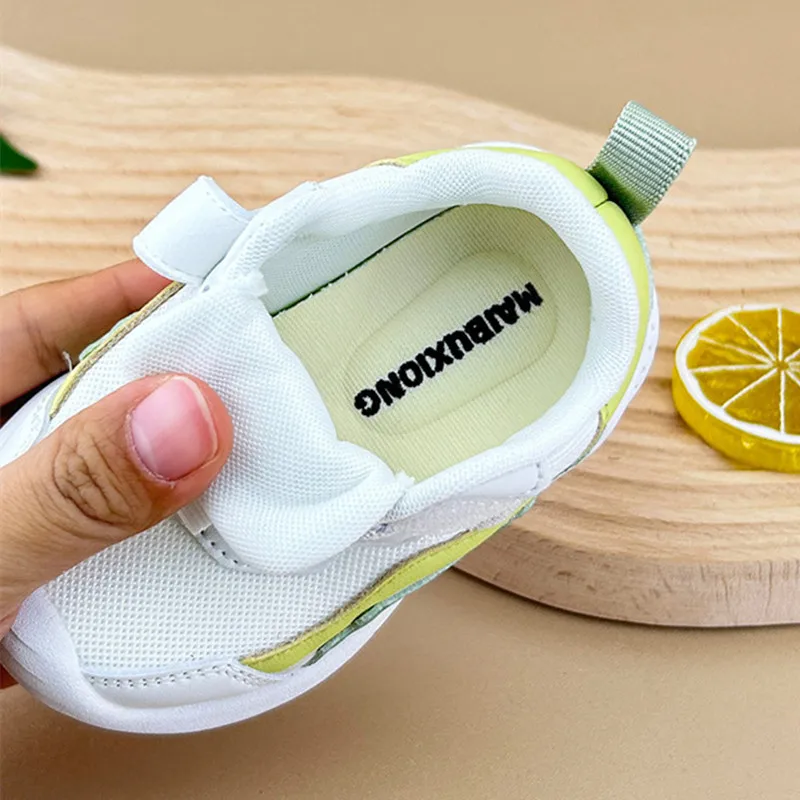 New Spring Baby Shoes Mesh Breathable Toddler Kids Sport Shoes Outdoor Tennis Soft Sole Little Girls Boys Sneakers EU15-25