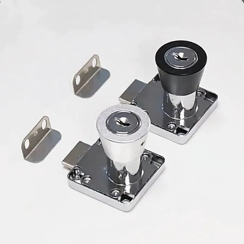 1PC Zinc Alloy Desk Drawer Lock with Keys Security Cabinet Lock for File Cabinet Wardrobe Mailbox Hardware Anti-theft Door Locks