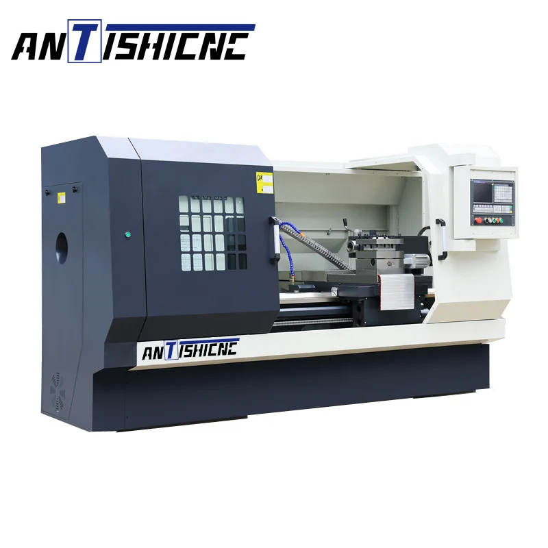 New ANTISHI China Flat Bed Fanuc Ck6180e Automatic Lathe Cnc Hine