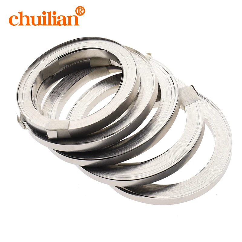 

10Meter 0.1mm 99.96% Pure nickel Nickel Strap Tape battery lithium-ion Ni plate for 18650 lithium batteries Spot Welding