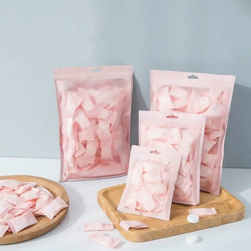 50Pcs Disposable Towel Compressed Portable Travel Non-woven Face Towel Water Wet Wipe Outdoor Moistened Tissues