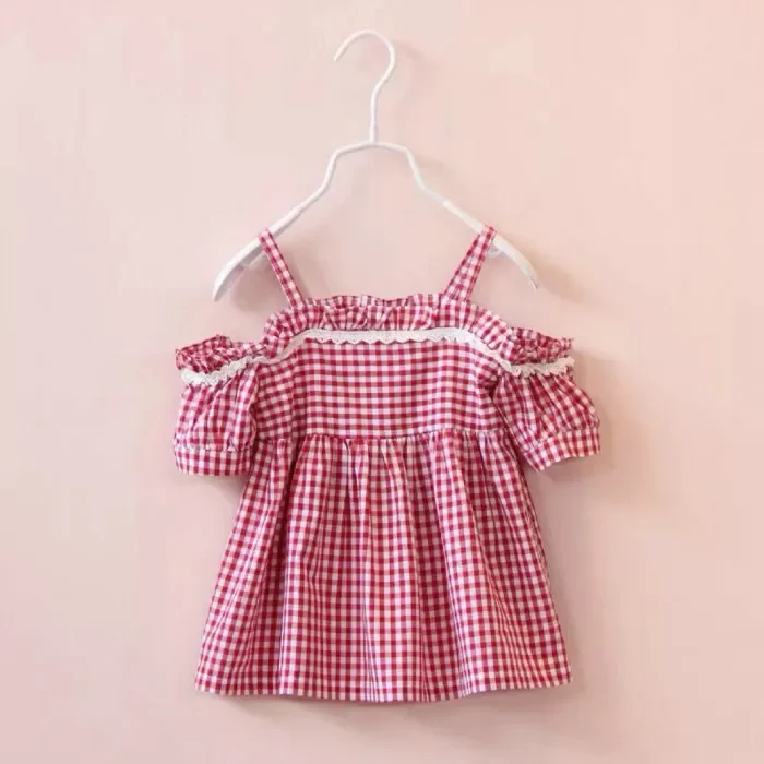 100% Cotton Ping Grain Plaid Fabric Red White Black Plaid Soft Skin Friendly Shirt Dress Children\'s Clothing Home Sewing Fabric