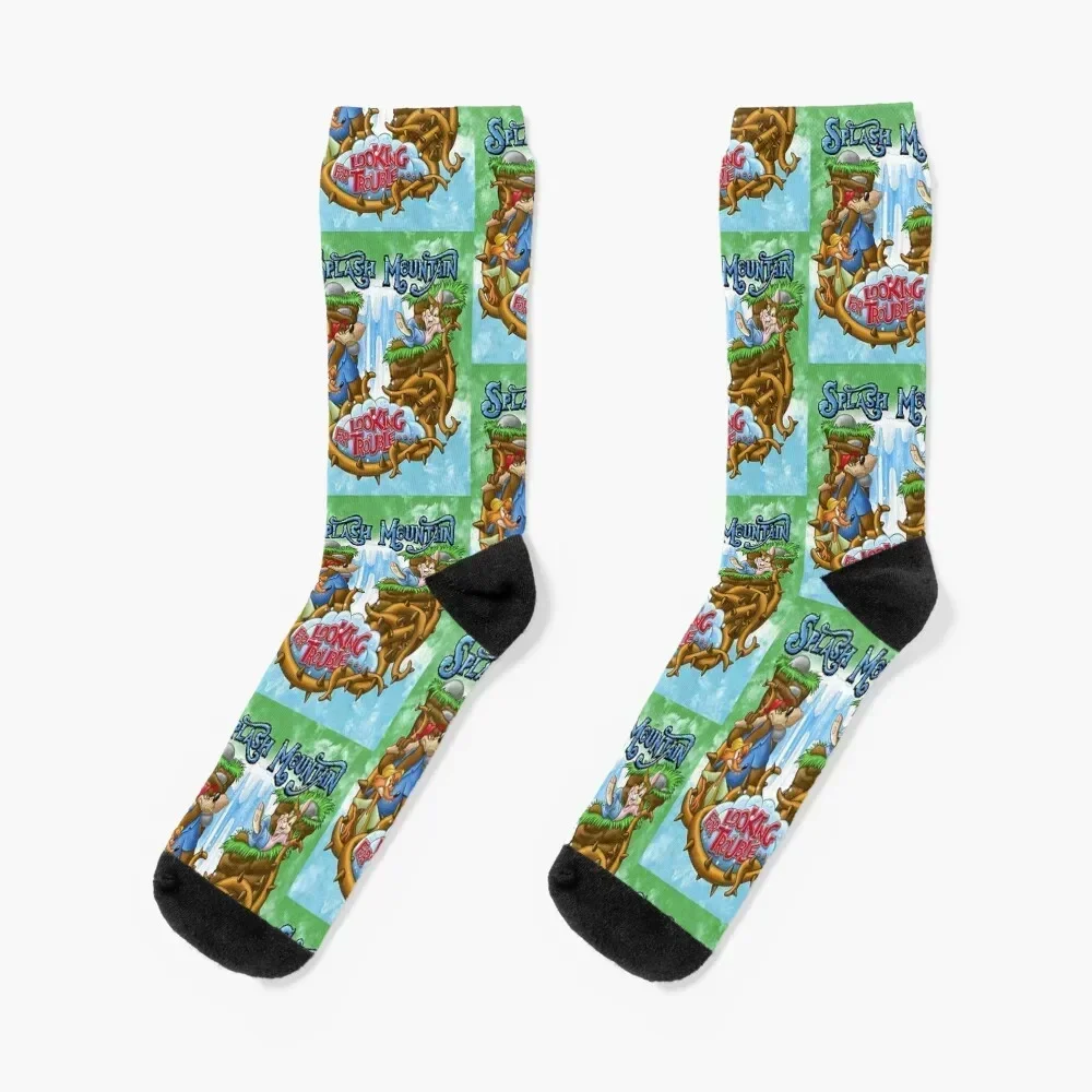 For Looking Trouble - Splash Mountain Playground Socks essential christmas stocking Men's Socks Luxury Women's