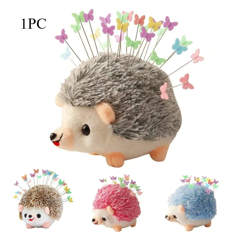 1Pc Hedgehog Shape Pin Cushion, Cute Pincushions Lovely Needle Cushions Pins Holder Sewing Accessories Supplies For Quilting