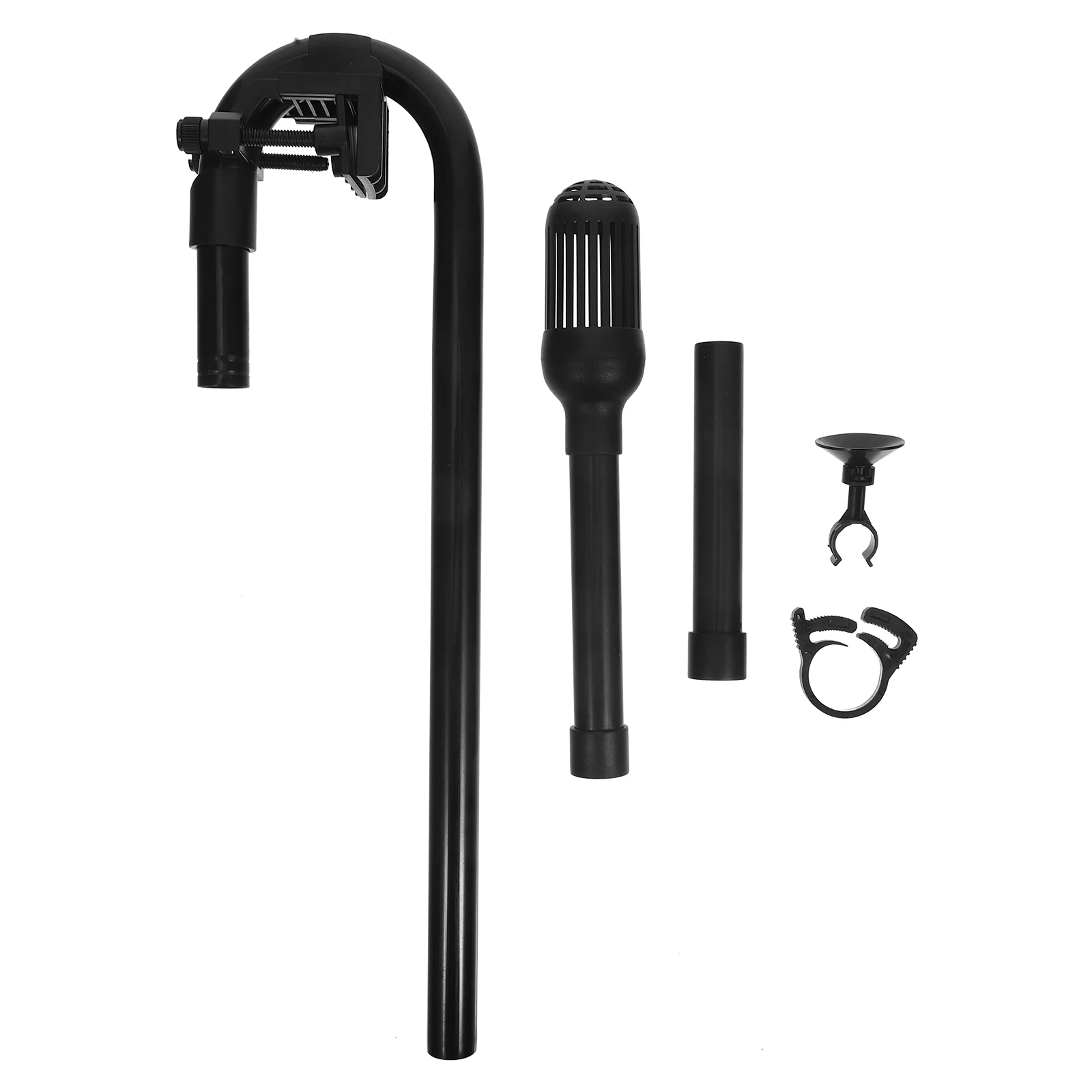 

303B Single Inlet Fish Tank Filter Bucket Accessories Replacement Aquarium Water Tubing Pipe Plastic Hose External Tubing Black