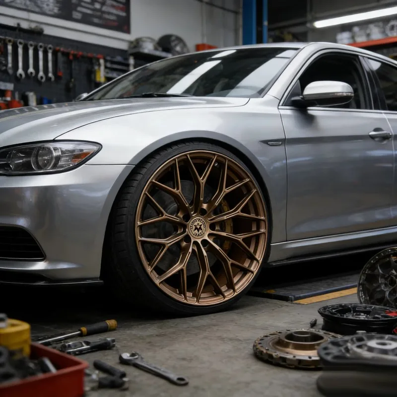 Ultra Light Custom Forged Concave Alloy Rims Executive Sedan Premium Crossover Luxury Estate Performance Sedan