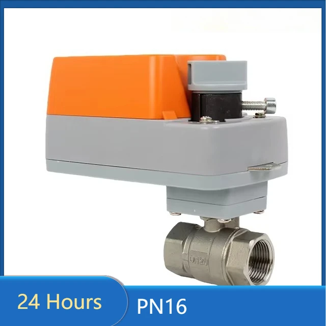 YMER 4-20mA 0-10V Modulating Electric Control Ball Valve Stainless Steel 1/4Inch-2Inch Water Oil Gas PN16 Fast Running HVAC OEM