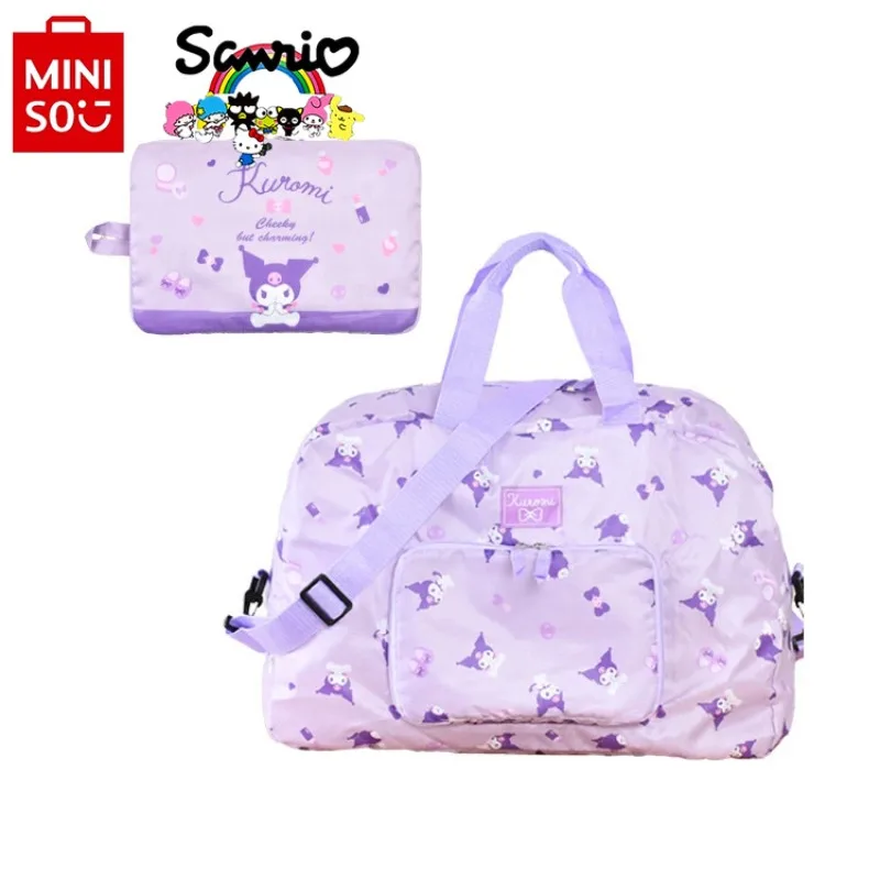 Sanrio 2024 New Women's Handheld Travel Bag Fashionable and High Quality Moving Luggage Bag Cartoon Portable Home Storage Bag