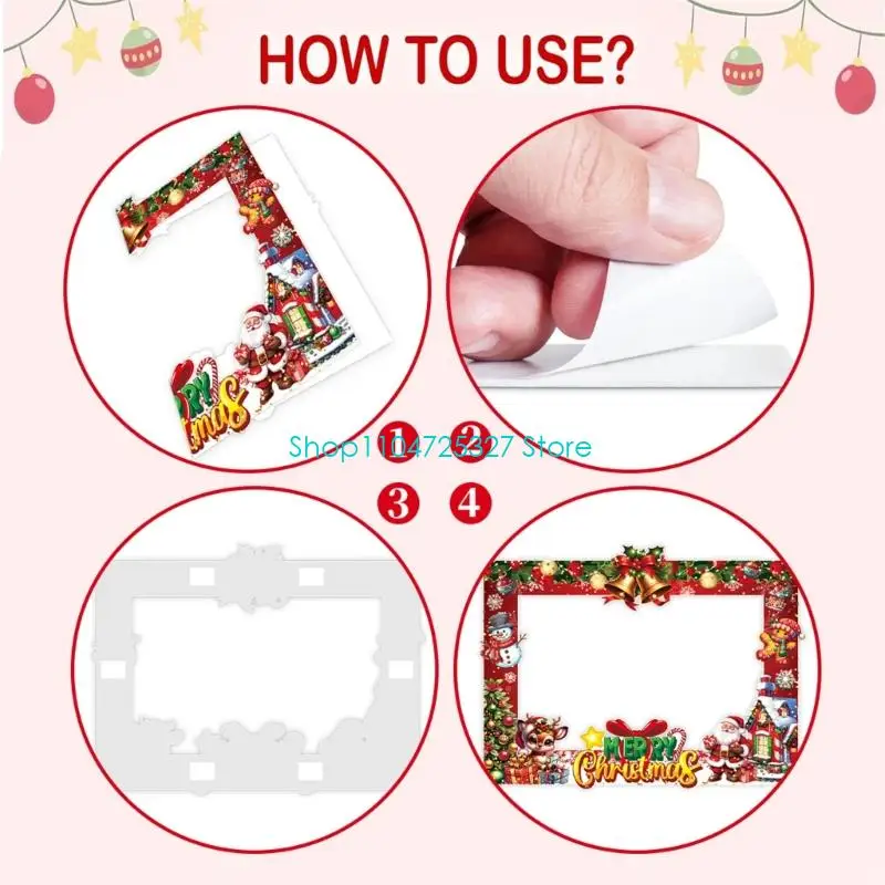 زخارف إطار صور ورقية قابلة لإعادة التدوير للحفلات الموسمية والأنشطة التفاعلية ومشاريع التصوير الفوتوغرافي الإبداعية