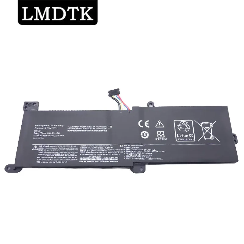 

LMDTK New L16M2PB1 Laptop Battery For Lenovo Ideapad 320-15IKB -15IAP -15AST -15ABR -14ABR 520-15IKBR 330-15ICN L16L2PB1 30WH