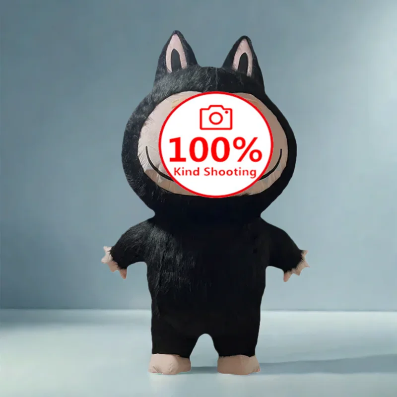 قزم نفخ زي التميمة كرنفال الحدث أداء زي حفلة عيد ميلاد لعب الأدوار زي الحيوان ذو الأذنين الطويلة