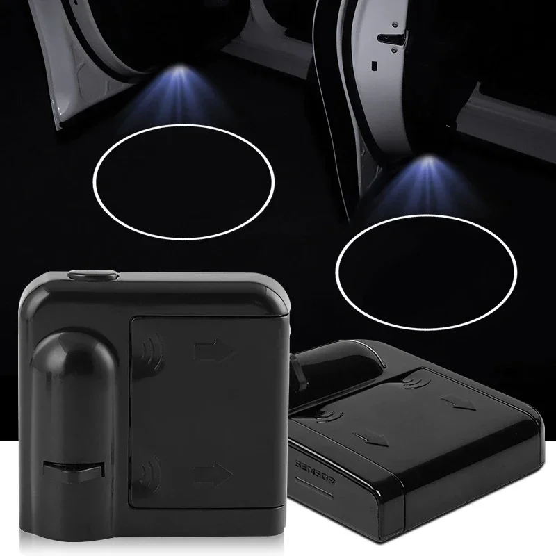 LED باب السيارة العارض أضواء ترحيب عالية الوضوح ل داسيا مرسيدس بنز رينو مازدا أوبل هوندا كيا لادا فيات نيسان RS #3